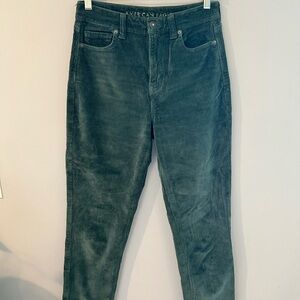 Green Corduroy Pants